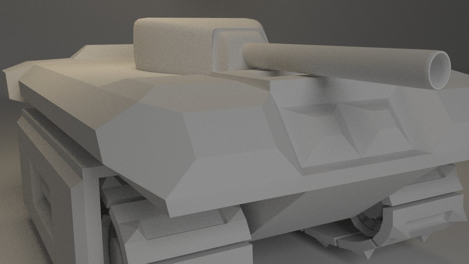 Cartoonish Tank Model preview image 2